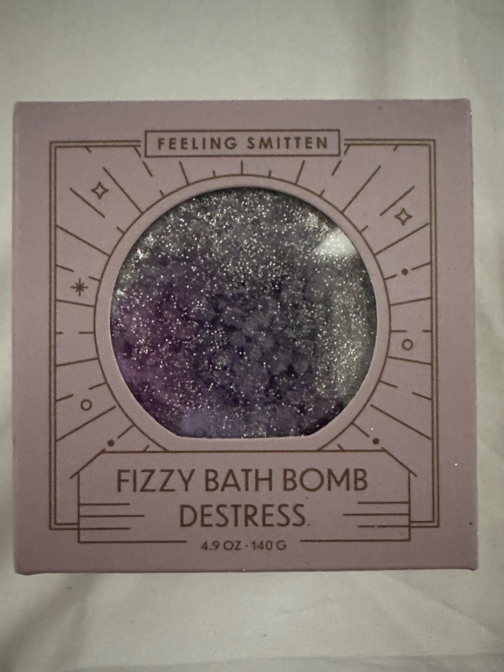 Feeling Smitten Fizzy Bath Bomb Destress 4.9 oz New Sealed